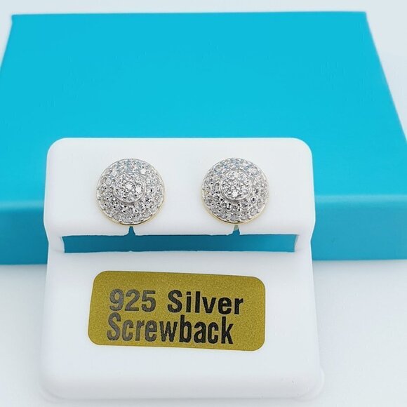 14K Gold Plated 925 Sterling Silver CZ Beautiful Earrings for Women, 1U… - Picture 9 of 11